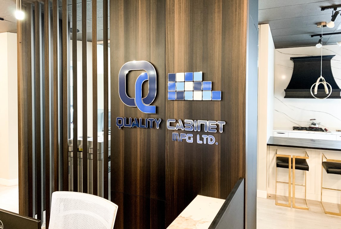 Office sign, logo sign design and manufacture by bc signs ltd