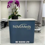 Recently installed this interior and exterior sign for our valued customer, @novomeds_clinic!
If you are planning to open a new location or want to update your current signage, rely on our expertise to elevate your business and ensure your signage stands out.
❇️❇️❇️❇️❇️❇️❇️❇️❇️❇️
Contact us for a free quote. We stand by our %100 satisfaction guarantee. 
☎️ 236-866-1433
info@bcsignsltd.ca
www.bcsignsltd.ca
.
.
#storefrontsign
#bcsigns
#customsigns
#3dlettering
#enterancesigns
#officesigns
#dimentionallogo
#signs
#design 
#signinstallation
#signdesign
#windowvinyls
#customsign
#businesssign
#illuminatedsign
#frontstoresign
#exteriorsign
#interiorsign
#windowdecals
#businesssign 
#lightboxsign
#bcsigns
#3dlettering
#enterancesigns
#businesssign 
#dimentionallogo
#receptionsign
#pylonsign